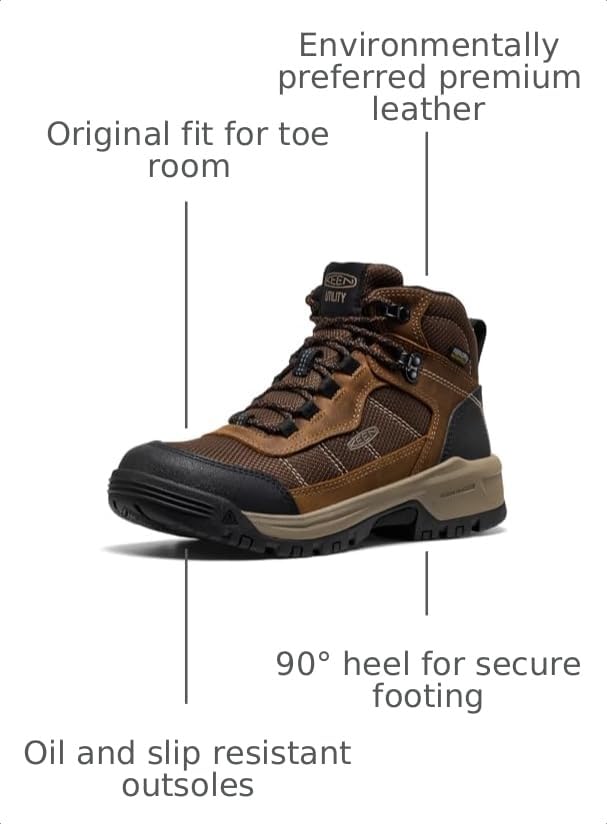Image of KEEN Utility Skokie Waterproof Work Boot (Soft Toe)