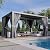 Aoxun Louvered Pergola 12' x 16' Outdoor Aluminum Pergola Adjustable Roof, with Waterproof Curtains and Nets, for Decks, Gardens, Gray