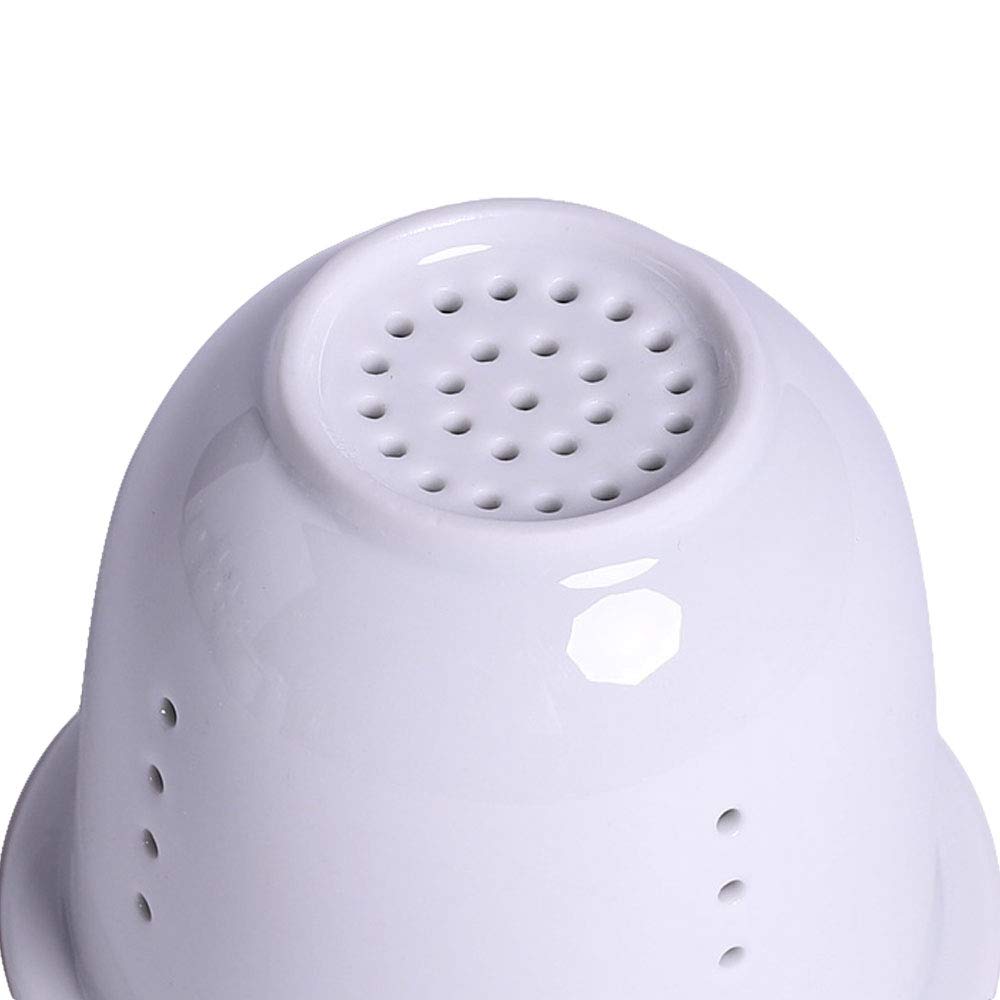 Taza de té de cerámica con infusor y tapa de cerámica. Taza de té de porcelana premium de 18 oz con estuche para té de hojas sueltas, infusiones de hierbas, té de flores y café (verde claro).