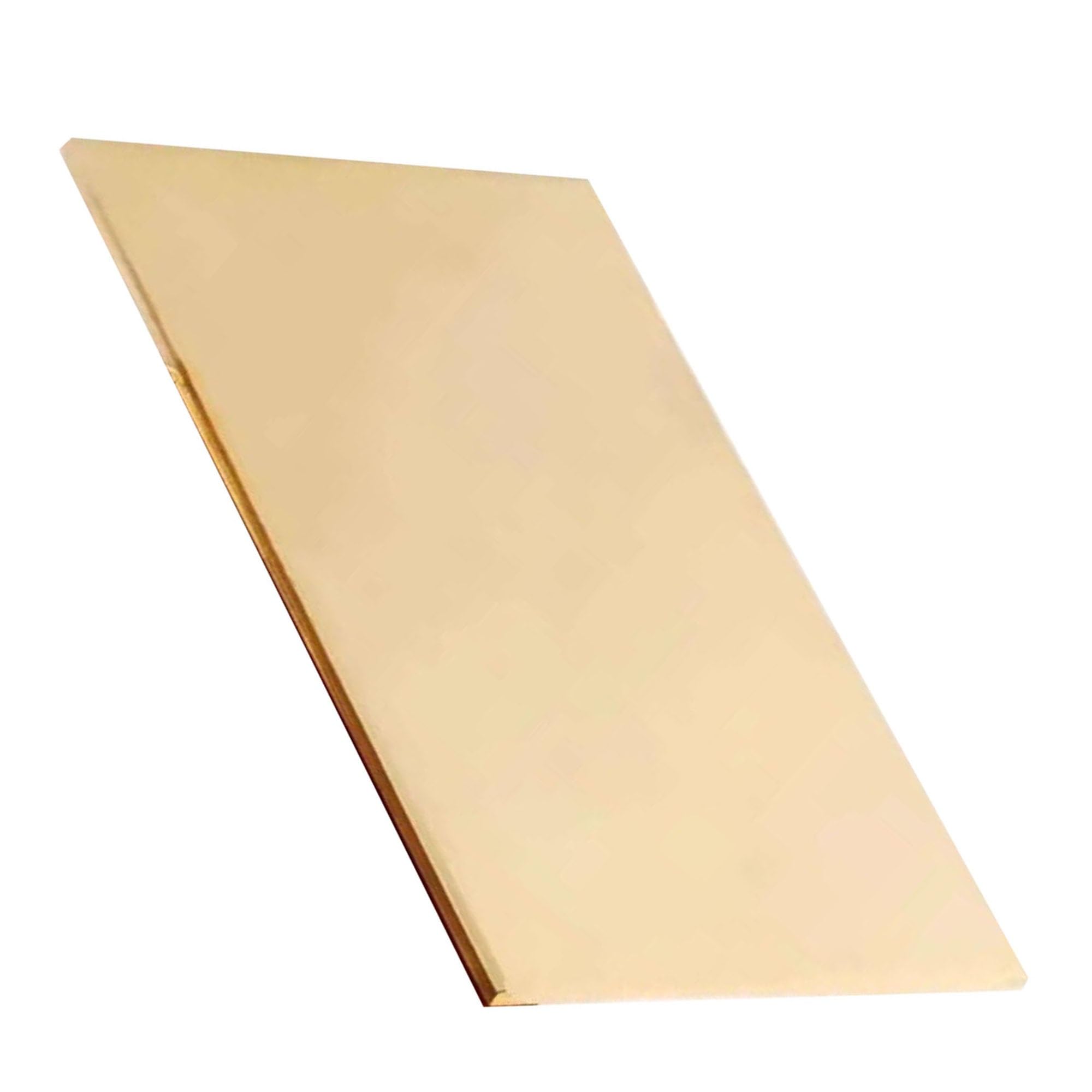 Einteilige helle, flache Messingplatte | DIY-Herstellung von Namensschildern, industriell geschnittene Kupferplatte(400*500*1.5mm)