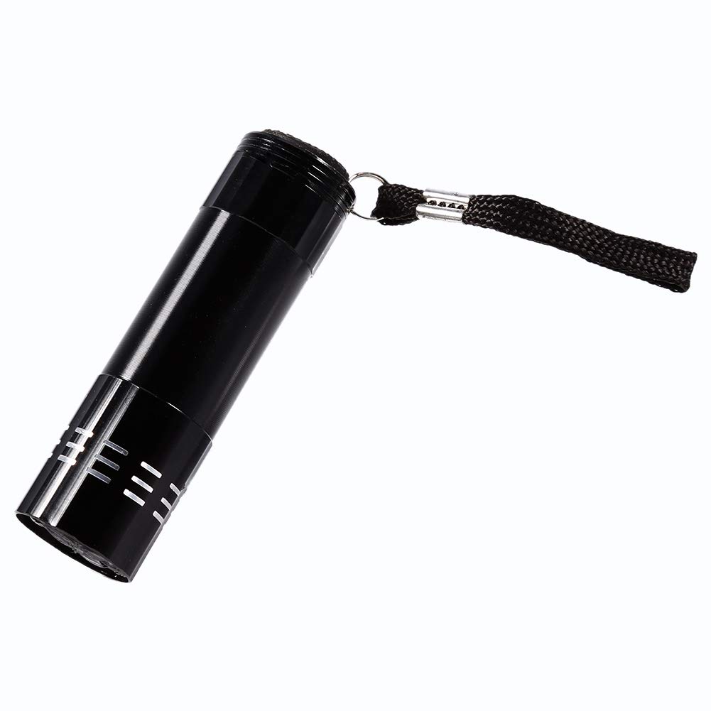 SUNGOOYUE Podświetlenie Detektora LED, 9 LED Ultra Violet UV Lampa Lampa dla Zwierząt do Zwierząt Moczowych na Dywan lub podłogę