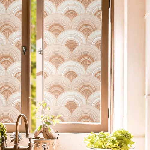 Vinilo decorativo para ventana 40x300cm vintage crema