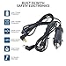 SupplySource Car 2 Output DC Adapter for Insignia NS-D9PDVD15 NS-D9PDVD15-MX 9 Portable Dual DVD Player Auto Vehicle Boat RV Camper Cigarette Lighter Plug (w/Two O/P Plug Tips)