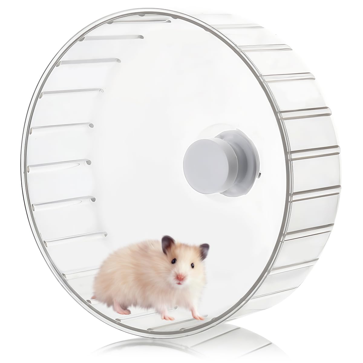 17.5cm Silent Hamster Exercise Wheel Pets Running Sports Jogging Wheel Silent Large Spinner Exercise Running Wheel for Hamsters, Gerbils, Mice or Other Small Animals(Holder not included)