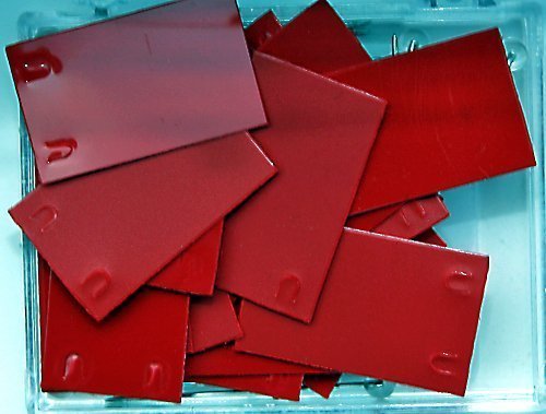 Red Rectangle Map Push Pins by Moore