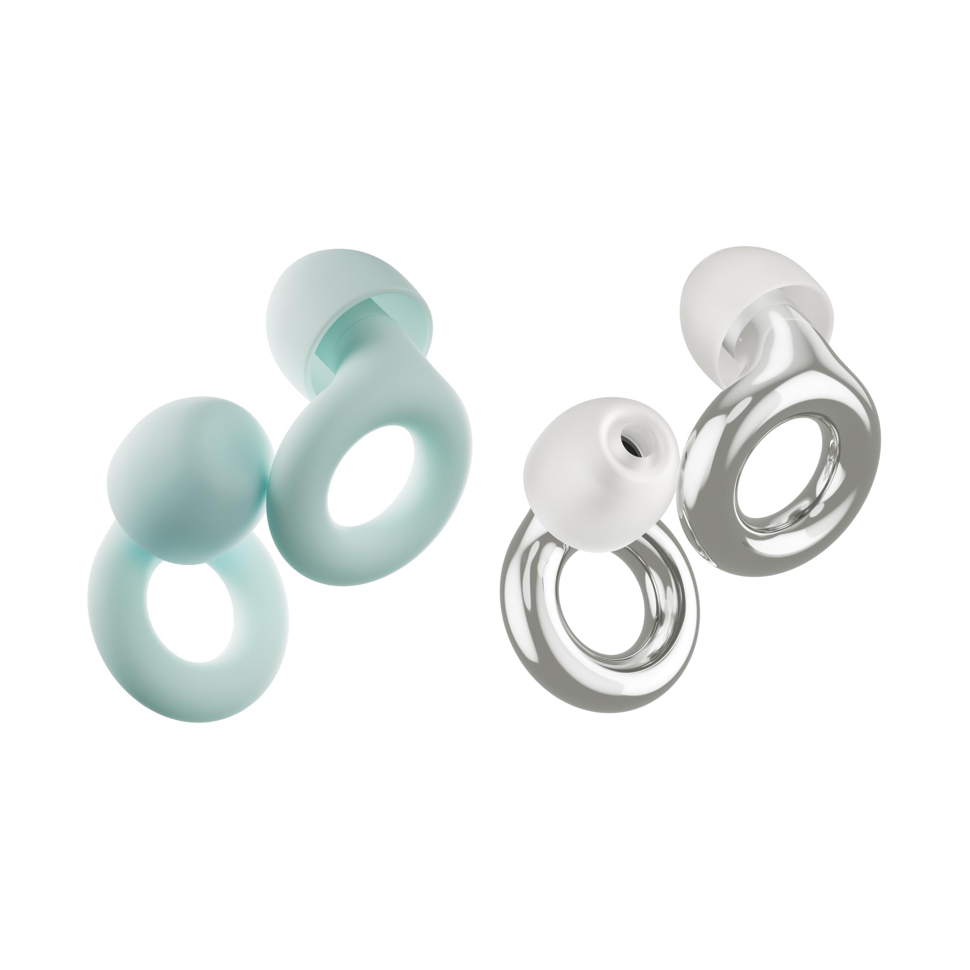 Loop Earplugs Day & Night Bundle (2-Pack) Quiet 2 + Experience 2 | Reusable Ear Plugs for Sleep, Noise Sensitivity, Music & More | 24 dB/18 dB Noise Reduction