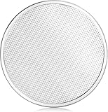 ZOOV Aluminium Pizza Screen, Durable Seamless Round Pizza Screen for Home Kitchen Hotel Indoor Outdoor Cooking, Color Silver (12inch | 1Pcs)
