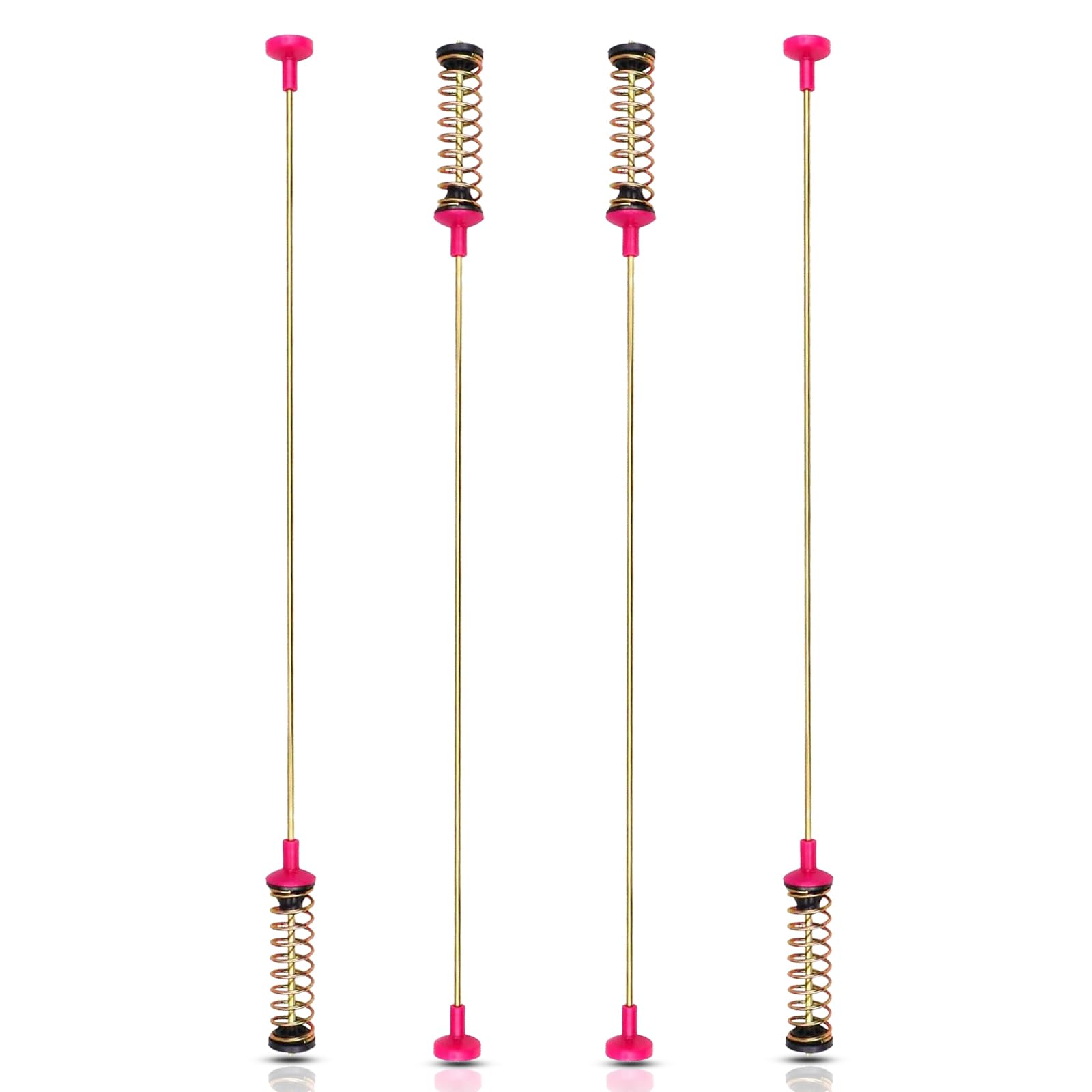 Upgrade DC97-16350U Washer Suspension Rod Kit. Replace DC97-16350E DC97-16350K DC97-16350D DC97-16350C. Compatible With Samsung Washer WA45H7000AW WA50R5400AW WA50R5200AW. 8 Year Warranty