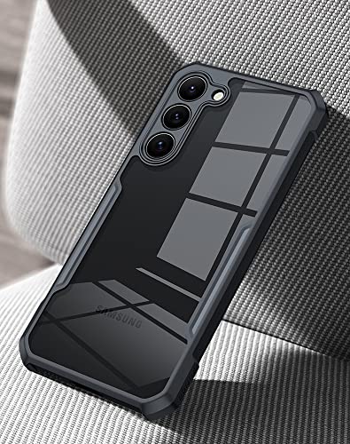 Image of RIGGEAR Xundd Back Cover Case Compatible with Samsung Galaxy S23 Plus 5G (Armor | Clear PC and TPU)