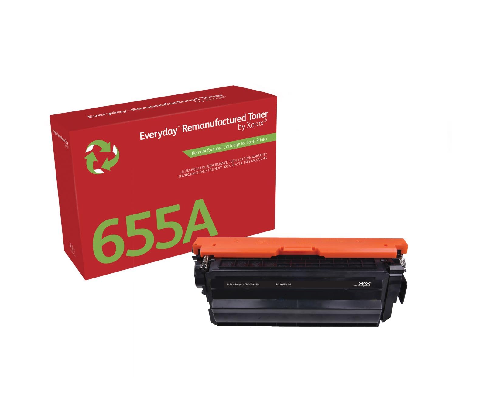 Toner compatible HP 655A noir CF450A haute précision et capacité standard - 2