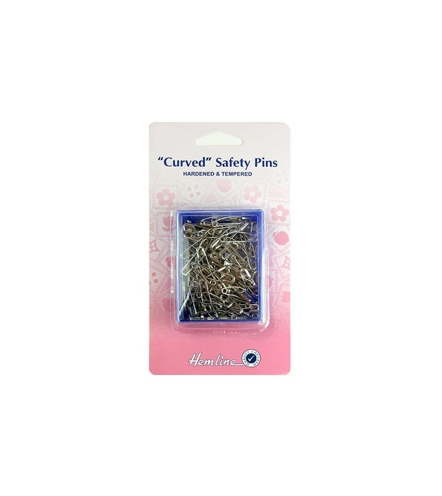 Hemline Curved Safety Pins