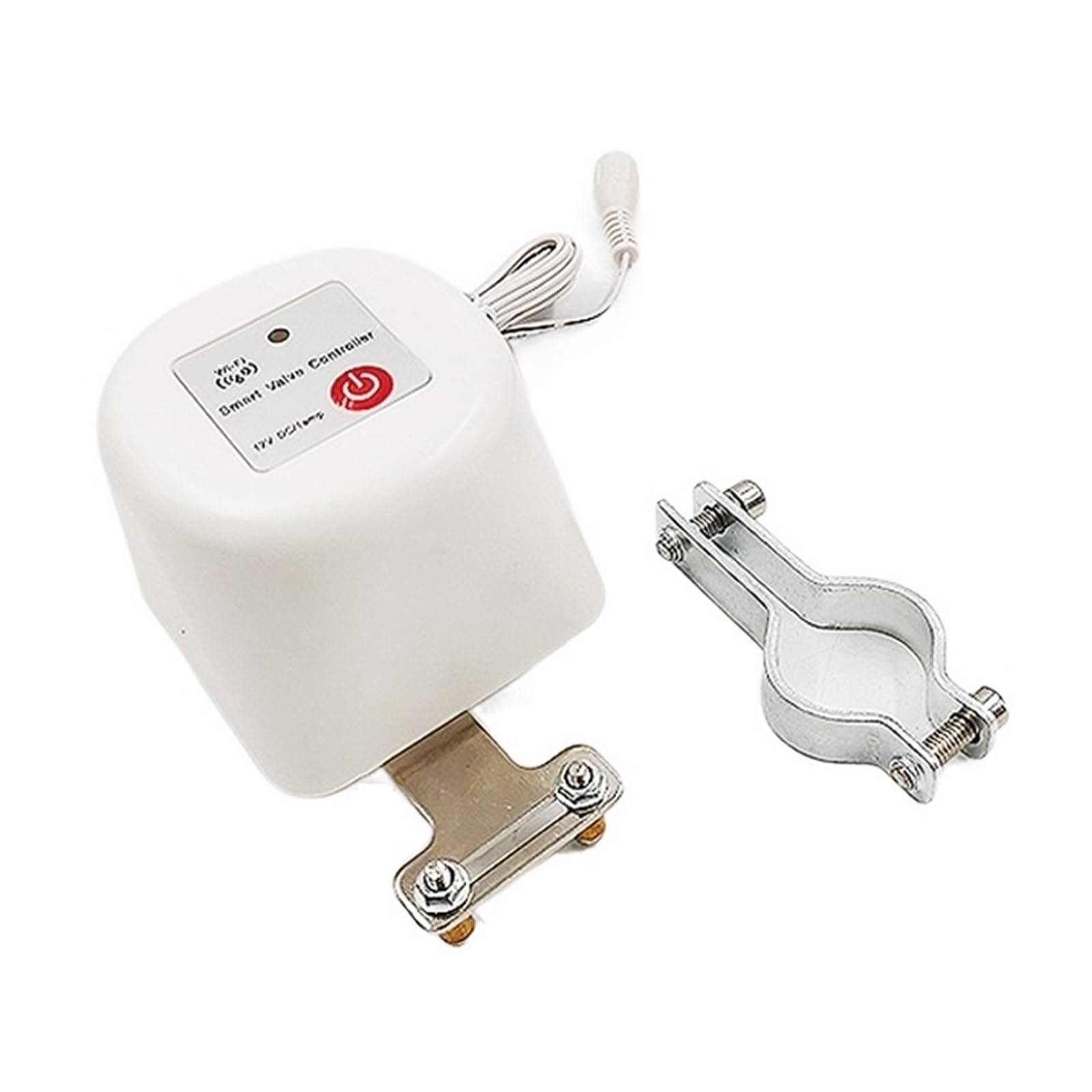 1/2" Tuya Wireless Control Manipulator DN15 Gas Water WiFi Smart Valve SmartLife Shut Off Controller Water Conservation(White)