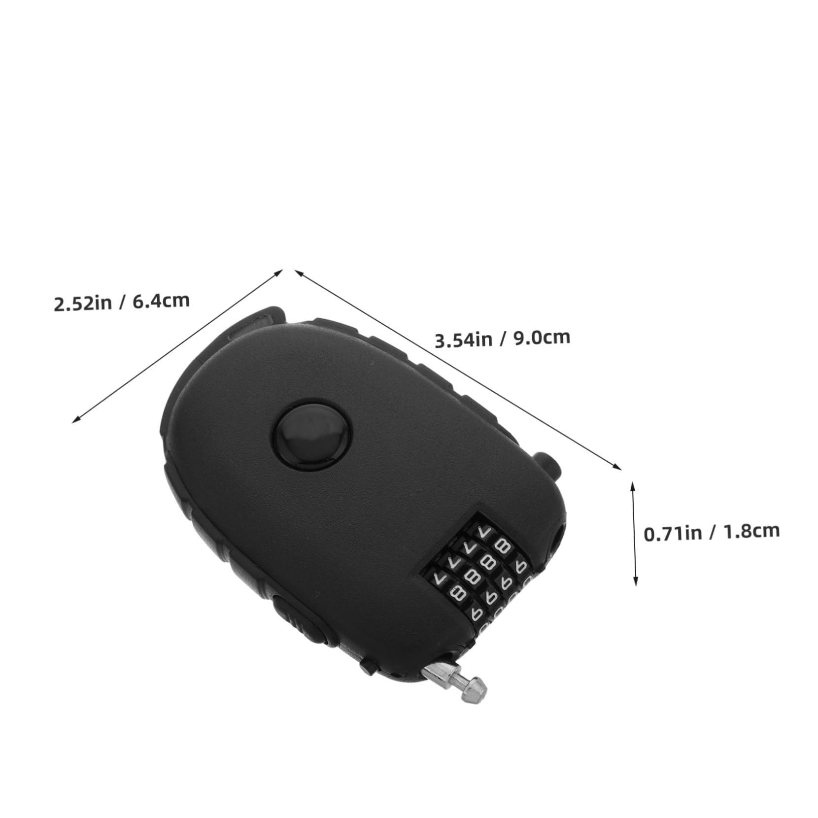 FUNOMOCYA Portable Steel Cable Locks Extendable Wire Bicycle Locks Lightweight Bike Cable
