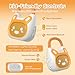 alilo Pocket Bunny Portable Kids Music Player, Musical Toys for Toddlers, Preloaded 120+ Stories/Music/Lullabies/White Noise,High Fidelity Sound Travel Bluetooth Speaker (with Strap and Ring)