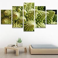 SIGNWIN 5 Panel Canvas Wall Art Modern Art for Home Decorations Ready to Hang - 60