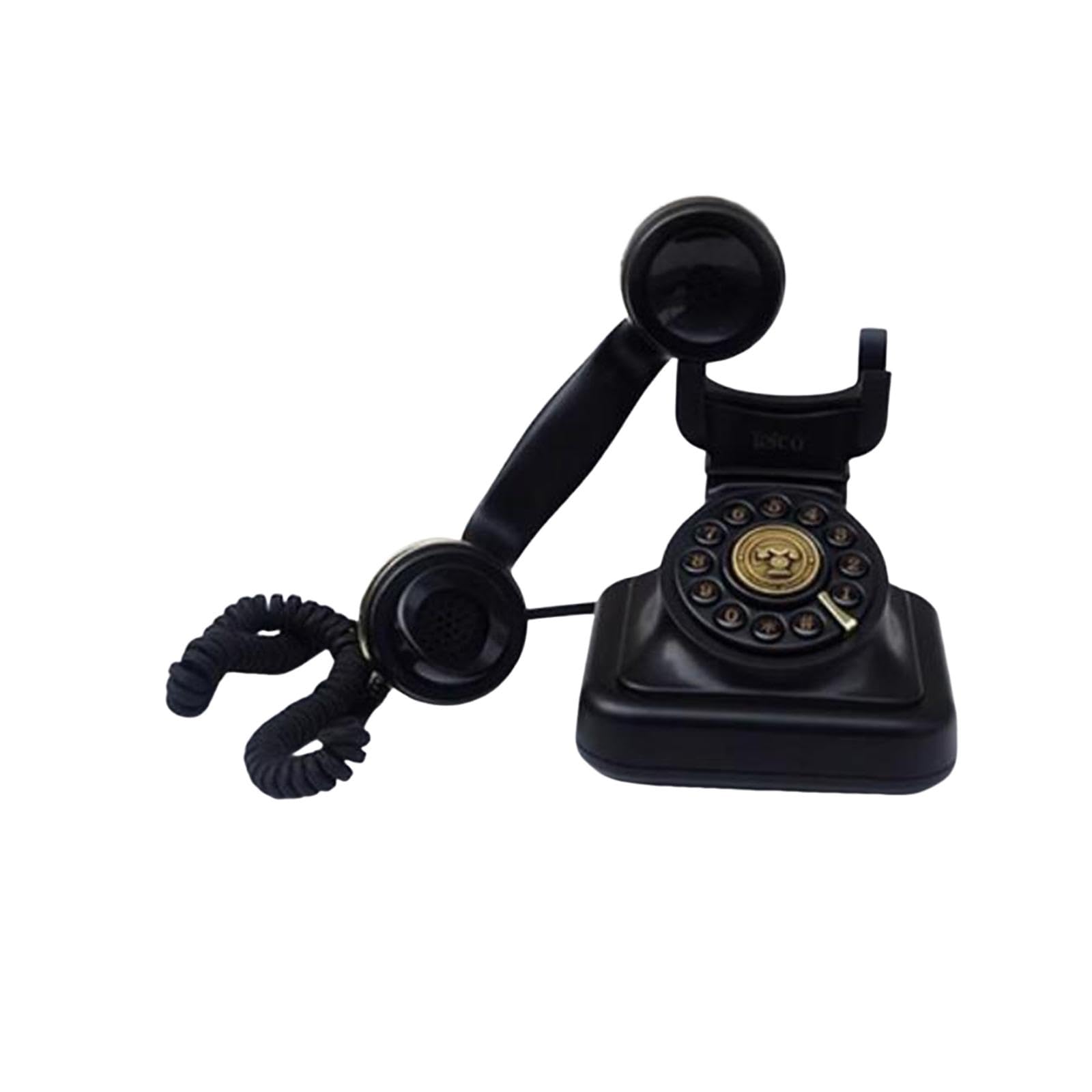 Amazon.co.jp: QHStealthy コード付きレトロ電話アンティーク電話