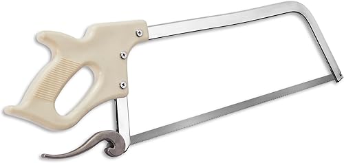 Miniatura 7 de KATA Sierra de carnicero Sierra de carne y hueso Sierra de mano para procesamiento de carne con hoja SK5 de 20 pulgadas, uso para el hogar, ganado