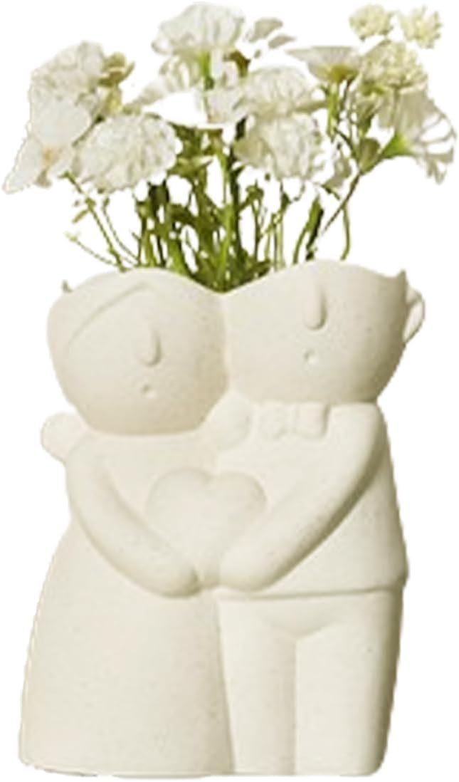 Pot Planter, Ceramic Succulent Planter Pot with Drainage Hole, Decorative Desktop Cactus Container, Indoor Outdoor Garden Decor (J2)