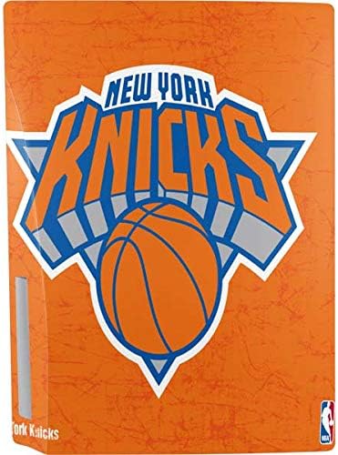 Vista 7 de Skinit Decal Gaming Skin Compatible with PS5 Bundle - Officially Licensed NBA New York Knicks Black Secondary Logo Design Negro - DSTKNI03