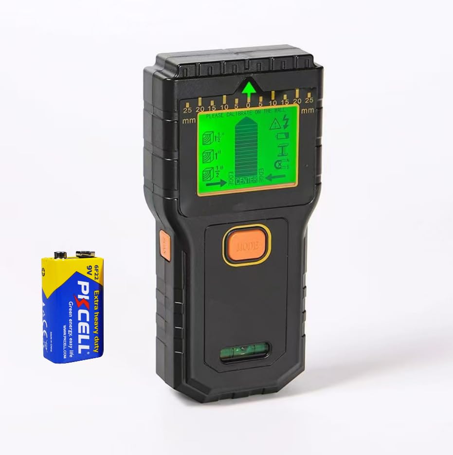 OBEST 7in1 Leitungssucher - Wandscanner Für Holz, Metall & Stromleitungen Mit LCD Display