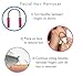 MAZU Facial Hair Removal Epilator For Women - Effectively Remove Unwanted Face Hair Without The Use of Tweezers or Laser Treatment, Waxing & Threading Systems - Complete with Instructions (BLACK)