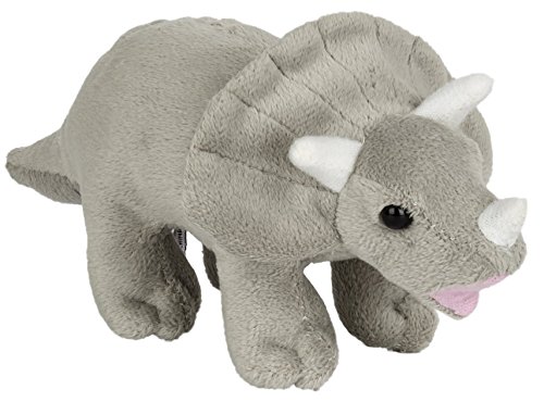 Plush Dinosaur House with Dinosaurs - Five (5) Stuffed Animal Dinosaur in Play Dinosaur Carrying Case