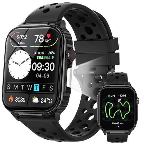 Parsonver GPS Smart Watch with Flashlight