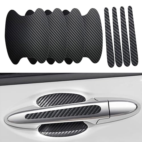 Fluher 8 PCS Car Door Handle Door Bowl Scratch Protection Film, 4.13