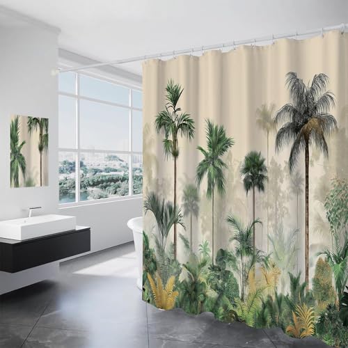 Rideau de douche lavable polyester imperméable pour baignoire salle de bain - 3