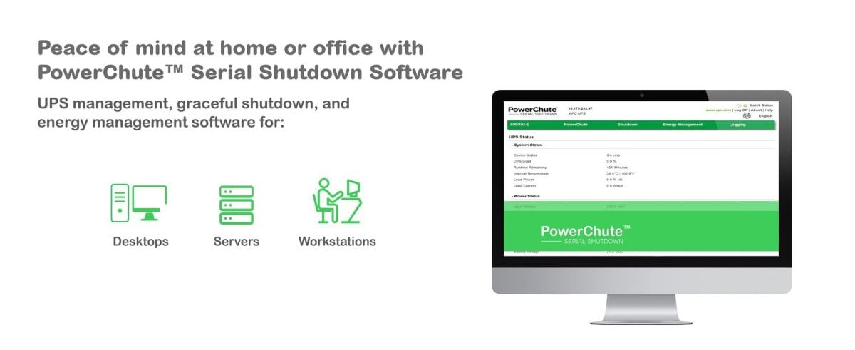 APC Power-Saving Back-UPS PRO - BR900G-GR - Gruppo Di Continuità (UPS) 900VA (AVR, 5 Uscite Schuko, USB, Shutdown Software, Risparmio Energetico)