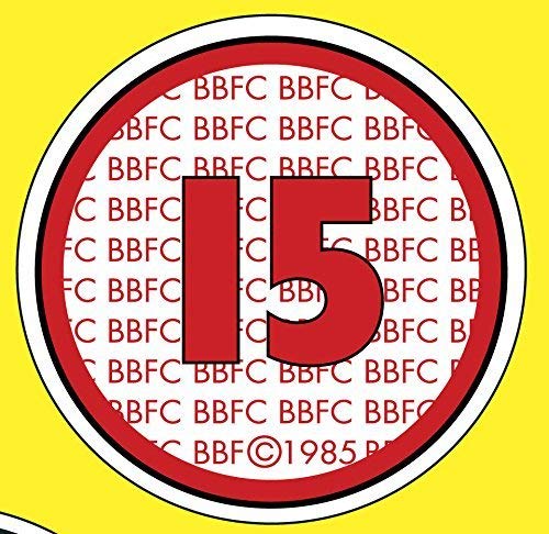 – 15 Rated BBFC Certification/Film Classification Stickers 13mm Circles - Perfect for DVDs etc (600)