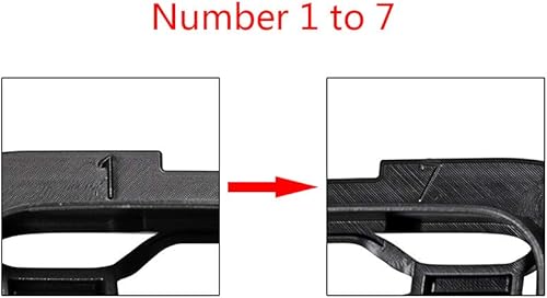 Miniatura 3 de 7 piezas de rejilla frontal de nido de abeja negro para parrilla de coche compatible con Jeep Grand Cherokee 2017 2018 2019 2020 2021