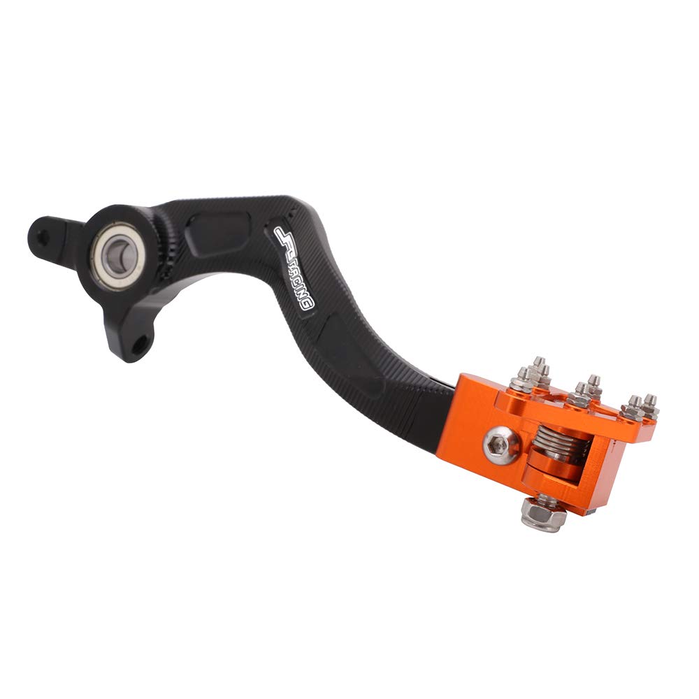 AnXin Moto Pédale de Frein arrière Levier pour 125 144 150 200 250 300 350 400 450 500 530 SX XC EXC SXS SMR SXF XCR Te FE TC FC 125 250 300 Orange
