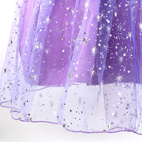 Vestido de princesa Rapunzel para niñas disfraz cosplay miniatura 7