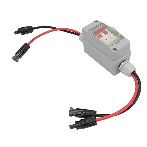 Miniatura 8 de Interruptor de aire de panel solar 2P Interruptor de aire DC 500V 32A Interruptor de desconexión de energía solar con caja de distribución