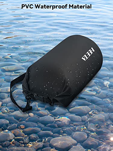 Image of HEETA Waterproof Dry Bag for Women Men, 5L /10L /20L /30L /40L Roll Top Lightweight Dry Storage Bag Backpack with Emergency Whistle for Travel, Kayaking, Boating, Camping, Beach, Cruise Ship Essentials