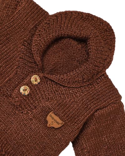 Image of Handmade Winter Wear Woolen High Neck Pullover Sweater for Baby Boys and Boys
