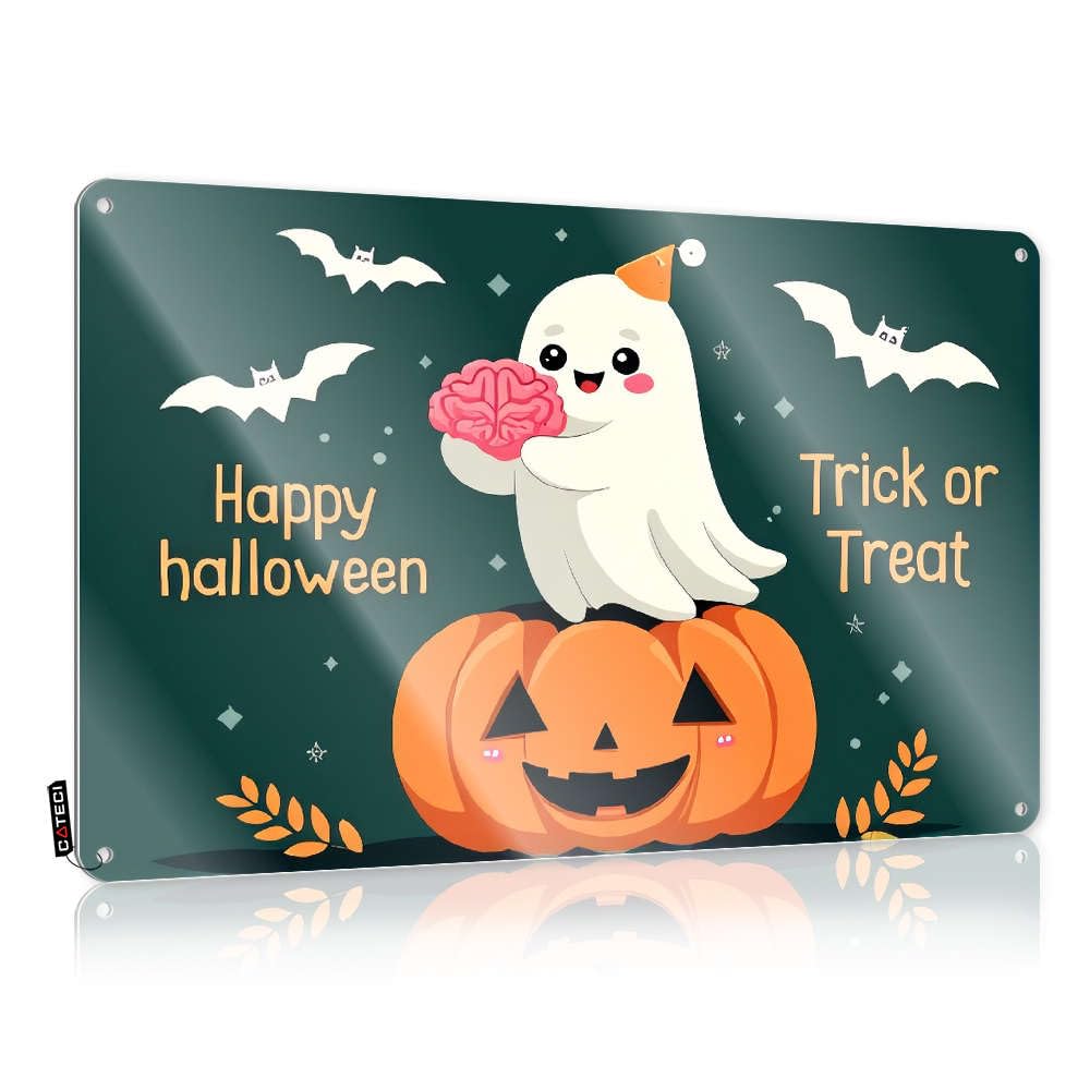 Kitchen Sets Highland Decor - Happy Halloween! Trick Or Treat. Soft Area Rustic Wall Hanging(30X40CM)