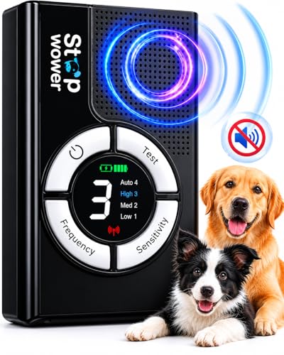 Kinlaner 9 Modes Dog Bark Deterrent Devices Dog Training & Behavior Aids Up to 50 Ft Range