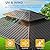 DWVO 12x14ft Hardtop Gazebo Double Roof with Nettings and Curtains, Heavy Duty Galvanized Steel Outdoor Roof for Patio, Backyard, Deck, Lawns, Gray