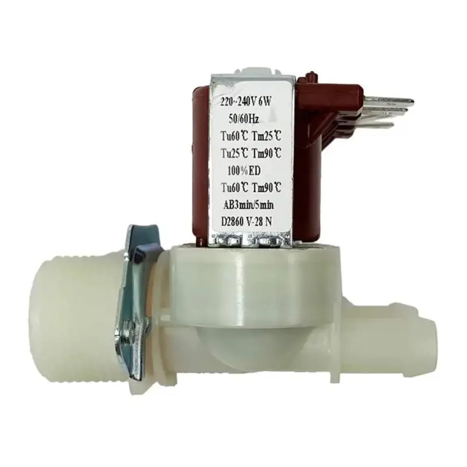 Válvula Solenoide De Entrada De Agua, Compatible Con Haier, XQG50-8866 0024000126, Piezas De Lavadora De Doble Cabezal Antifugas
