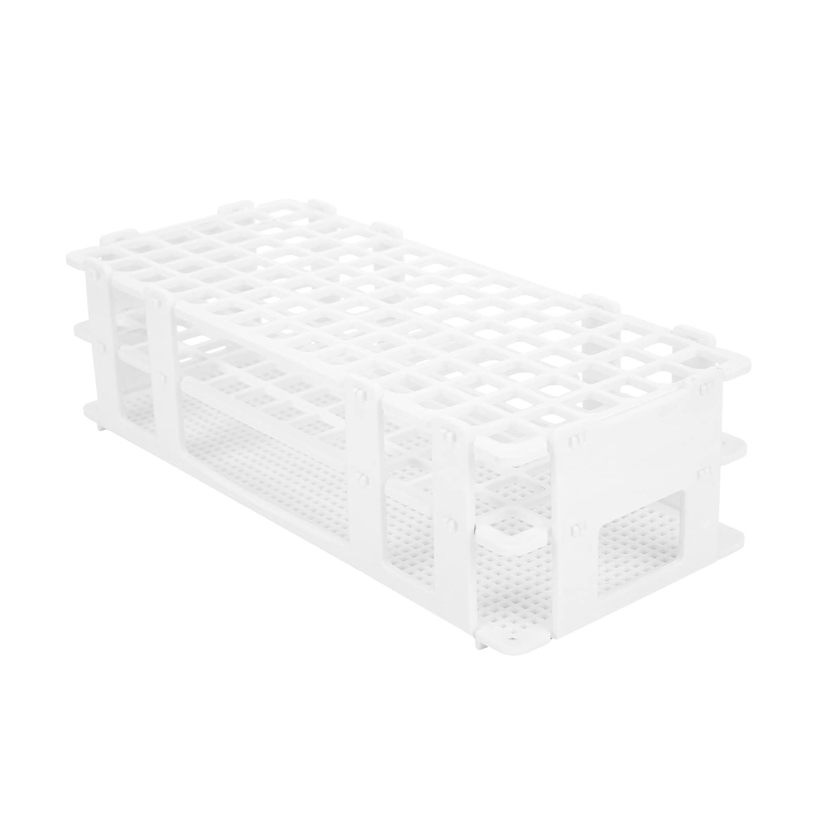 Marhynchus Test Tube Stand, Plastic Test Tube Rack 90 Holes, Lightweight Portable Holder, ABS Material, Easy to Assemble and Store, for, Tube Racks