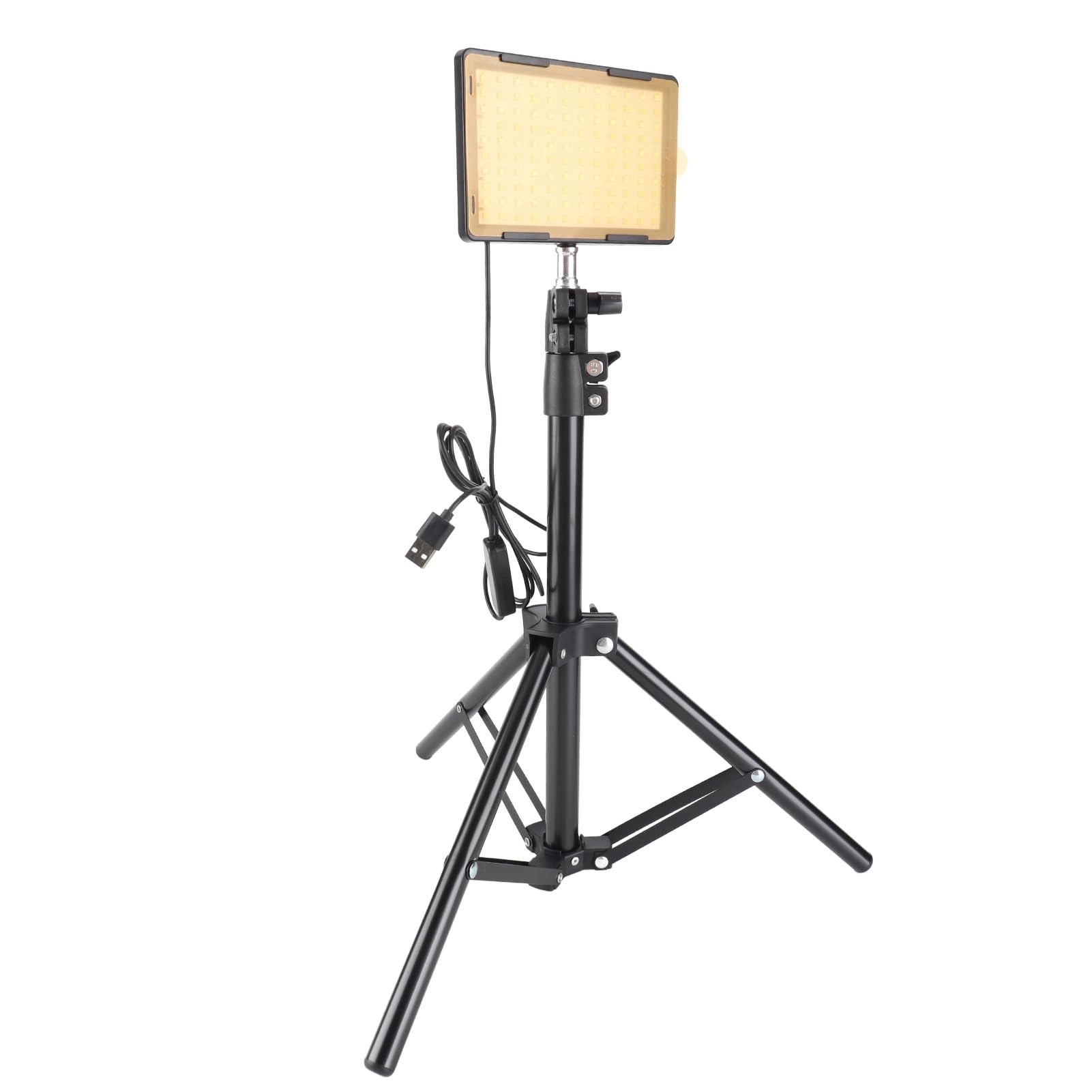 Wielofunkcyjny Zestaw Lamp Wideo LED, Energooszczędny Zestaw Oświetlenia Fotograficznego do Wideokonferencji, Transmisji na żywo w Domu i w Biurze