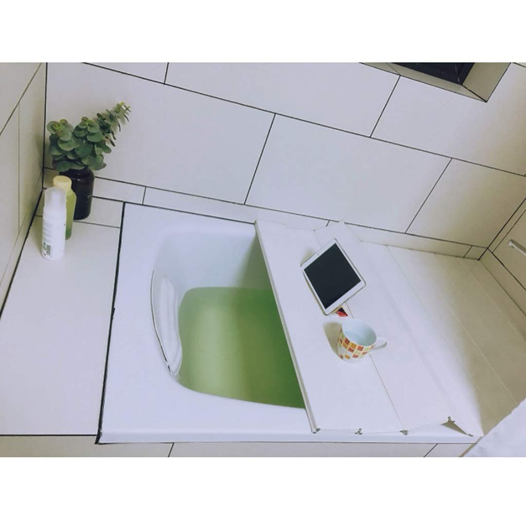 Bandeja para bañera de PVC plegable con aislamiento térmico 122x75cm