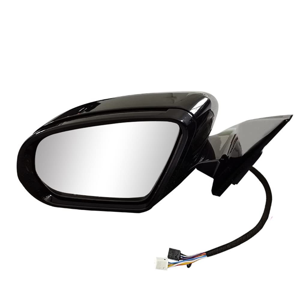 Cubierta De Carcasa De Espejo Lateral Izquierdo Con Señal De Giro Para Mercedes W220 W215 S320 S430, Plástico Negro, Sin Marca