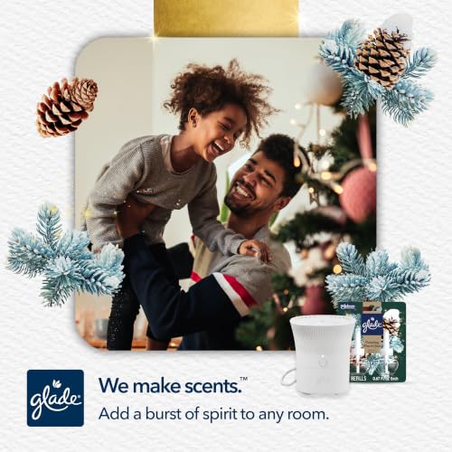 Glade Scent Flow PlugIns Air Freshener Starter Kit, Twinkling Pine & Cedar, 1 Device + 1 Refill, 0.67 fl oz - image 5