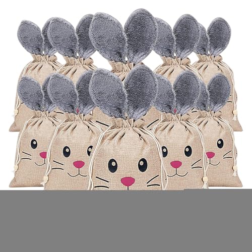 Lapin de pâques sachet sandwich x10 pour emballage collation