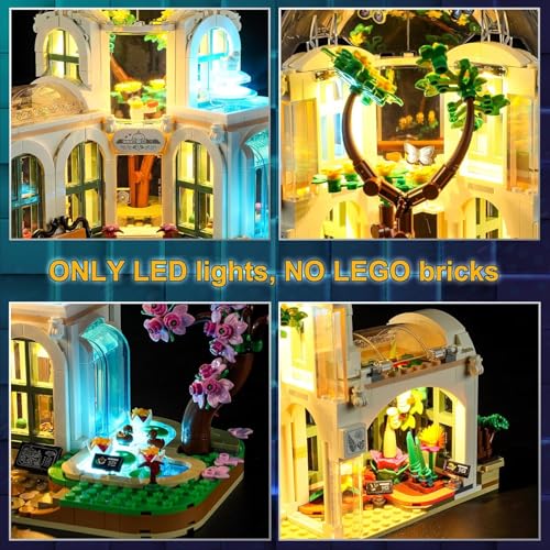 Image of Vaodest LED Light for Lego 41757 Friends Botanical Garden Set,Design and Configuration Compatible with Model 41757(LED Light Only, Not Building Block Kit)