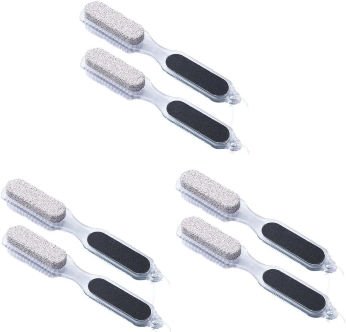 FRCOLOR 6pcs Pedicure Tools Kit Foot Care Exfoliation Smoother Nail File Pumice Stone