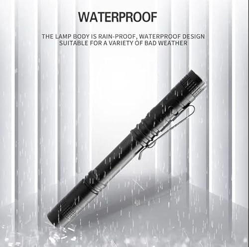 Flashlights, Led Pocket Pen Light, Compact Flashlights With Clip On, Inspection Light, Repair, Work, Nurses & Medical Use, Pack Of 2 #TOP5